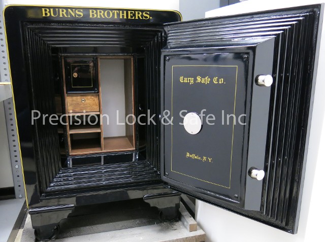 Restored Cary Safe Interior and Back Panel